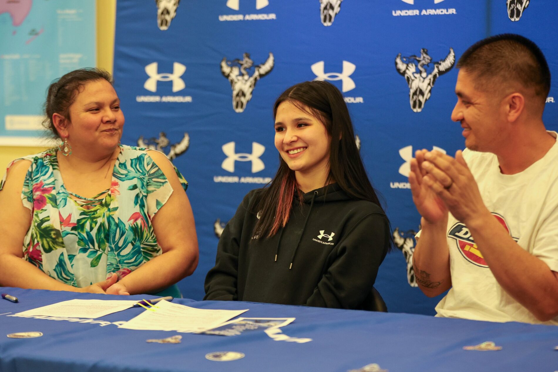 Mahpiya Luta Student Athlete Jessica college signing